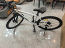 喜德盛（xds）山地自行车黑客380避震前叉21速禧玛诺变速X6铝合金车架通勤代步 白/黑色（26款） 17寸（建议身高165-180） 实拍图