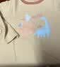 戴维贝拉（DAVE＆BELLA）小男孩全棉上衣女童衣服秋季新款小童长袖t恤洋气宝宝打底衫 芥末黄【现货】 110 cm（建议身高100-110cm） 实拍图