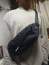 史莱辛格（Slazenger）胸包男士斜挎包休闲单肩包运动腰包挎包潮流骑行包大容量手机包 黑色【可容纳7.9寸ipad mini】 实拍图