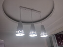 欧普照明（OPPLE）LED吊灯餐吊灯三头吸顶餐吊灯现代简约创意吧台繁星 另购E27光源 实拍图