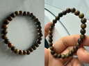 普陀山天然绿檀木手串高端木质女男士文玩檀香佛珠盘玩高密度珠节日礼物 实拍图