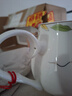 金岚玉骨瓷花茶壶泡瓷茶壶小壶沏茶壶凉水壶单壶小号家用水具 香榭丽舍-玉兰壶1个 800ml 实拍图