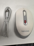 联想（Lenovo）无线蓝牙双模充电鼠标 便携办公鼠标人体工学设计 适用台式机一体机笔记本平板 M28灰色 实拍图