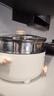 志高火锅专用锅电煮锅电火锅电热火锅宿舍学生锅电蒸锅家用多功能一体式煎炒蒸煮小电锅电炒锅小型 4L +蒸笼【4-5人】28CM+1.5米电线 实拍图