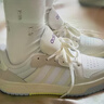 adidas ENTRAP美式校园风运动少年感复古篮球风板鞋男女阿迪达斯   米白色/灰色   40.5 实拍图