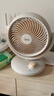 美的（Midea）空气循环扇电风扇台扇 桌面台式办公室宿舍小风扇 小型迷你排气扇空调扇 宿舍卧室床上用轻音节能 【3档循环扇】循环静风 实拍图