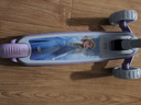 迪士尼（Disney）儿童滑板车1-3-6-12岁三轮踏板车闪光轮男女玩具车艾莎公主滑滑车 实拍图