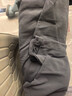 莫代尔高档棉麻休闲家居服男运动透气夏季中国风V领修身中年爸爸两件套 422灰色套装 4XL 实拍图