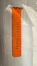 W&P新款适用苹果手表表带apple watch ultra3/2海洋硅胶双扣回环表带iwatch S11/10/9/8/SE 橙色45 实拍图
