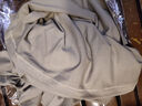 重磅纯棉短袖t恤男高档纯色印花休闲基础款内搭半袖打底衫 奶白 XL  140-155斤 实拍图