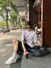 安踏（ANTA）女鞋板鞋女运动鞋子女春夏季耐磨防滑休闲鞋轻便舒适小白鞋女 象牙白/绛红色 37.5 实拍图