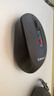 联想（Lenovo）无线蓝牙双模充电鼠标  便携办公鼠标人体工学设计 适用台式机一体机笔记本平板 M28黑色 实拍图