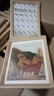 爱墨绘 12寸相框摆台挂墙简约木质相框画框儿童画装裱摆挂两用 原木色 实拍图