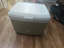 原始人 保温箱冰块冷藏箱户外露营旅行车载冰桶商用摆摊钓鱼小型便携 13L抹茶色【带冰晶卡扣】配冰晶盒+冰袋*8 实拍图