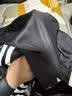 阿迪达斯（adidas）运动裤男秋季防风休闲卫裤健身跑步运动裤 黑白收腿裤 M 实拍图