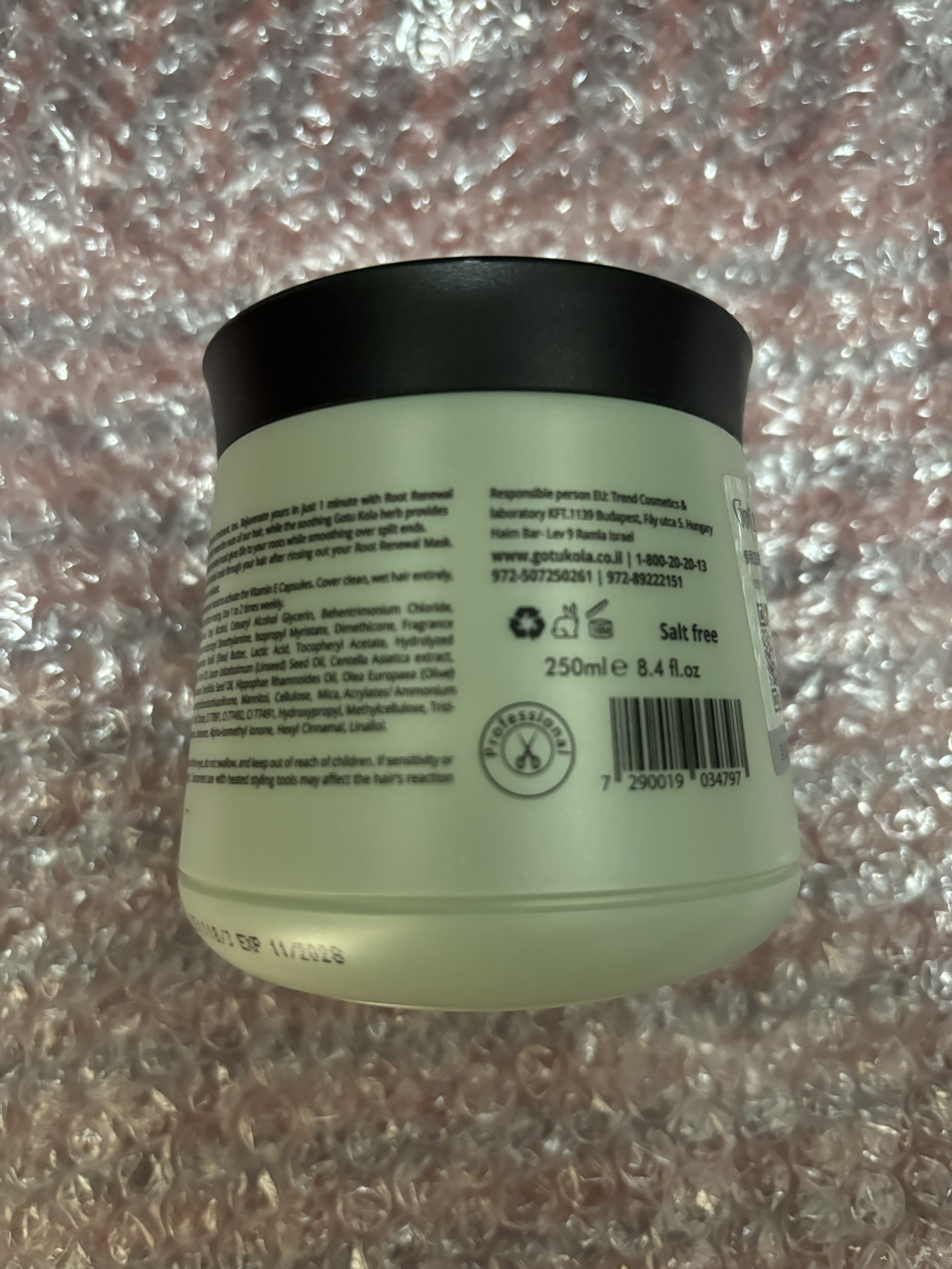 GOTUKOLA狗头考拉绿膜250ml自营头皮用控油蓬松柔顺积雪草护发素蛋白自营 实拍图