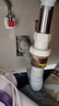 潜水艇（Submarine）洗脸盆防臭下水管面盆落水卫生间洗手盆墙排伸缩防返水弯管京 面盆下水管(无螺纹) 实拍图