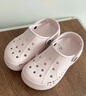 卡骆驰（CROCS）贝雅卡骆班洞洞鞋轻便耐磨一脚蹬休闲鞋女鞋时尚沙滩鞋|205089 芭蕾粉/糖果粉-6TG 36 /37(220mm) 实拍图