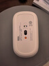 联想（Lenovo）无线蓝牙鼠标轻音鼠标 Air Handle轻音双模鼠标 便携办公鼠标 适用台式机一体机笔记本平板 白 实拍图