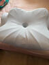 零点记忆蝴蝶枕深睡护颈枕侧睡专用枕头护颈椎助睡眠蝶形记忆枕头 单只× 中高枕（冰丝绸）云绸白 实拍图