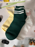 巴拉巴拉儿童袜子春秋男童棉袜女童打底袜小中大童中筒五双装209925172203 实拍图