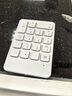 B.O.W航世 HW157 无线数字小键盘 迷你键盘 财务会计收银证券用 18键笔记本小键盘 可充电无线键盘 白色 实拍图