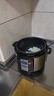 美的（Midea）【国家补贴】0涂层精钢厚釜电压力锅5L双胆全自动智能预约家用煲汤煮饭煲MY-C5856G高压锅4-6人 实拍图