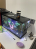 喜高超白玻璃鱼缸智能鱼缸免换水小型客厅水族箱一体式过滤氧气鱼缸 黑色-鱼缸+造景 485*225*283mm 实拍图