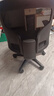 得力（deli）4900S 人体工学靠背办公椅/电脑椅/职员椅 可升降转椅舒棉坐垫 黑 实拍图
