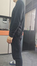 海澜之家保暖内衣男士秋衣秋裤男100%纯棉抗菌防螨秋冬季内衣圆领保暖套装 100%纯棉抗菌防螨-黑色 3XL /185(体重170-190斤) 实拍图