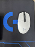 罗技（G） G304无线鼠标游戏电竞吃鸡宏编程轻巧便携逻辑中小手英雄联盟三角洲吃鸡FPS送男友女生生日礼物 G304白+大桌垫 实拍图