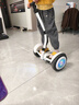 领奥电动儿童智能平衡车3-6-12岁体感8到10岁到15岁以上腿控成年人两轮自动手扶双轮新款平行车 K6越野Pro白54V【三控+智能APP+炫光轮】 实拍图