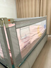 M-CASTLE床围栏婴儿童床上挡板宝宝床边防摔床护栏三面拼接防夹防掉床围挡 银河灰 单面装 1.8米 实拍图