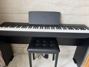 雅马哈（YAMAHA）P143BTB电钢琴88键重锤键盘蓝牙考级便捷电子钢琴 木架+三踏板 实拍图