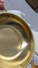 【韩剧同款】加厚不锈钢干锅海鲜锅火锅金色平底浅锅双耳锅泡面锅 单人款19cm【金色】双柄汤锅 实拍图