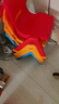 华恺之星 塑料凳 家用小板凳换鞋凳子 宝宝餐椅学习椅靠背椅子HK5601橘 实拍图