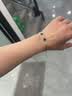 慕洛菲轻奢四叶草手链女时尚饰品生日送老婆纪念日情人节生日礼物送女友 四叶草白金色【附近仓今/次日达】 实拍图