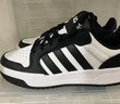 adidas ENTRAP美式校园风运动少年感复古篮球风板鞋男女阿迪达斯   白色/黑色   39 实拍图