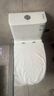 九牧（JOMOO）马桶 家用虹吸式马桶大冲力节水坐便器 防臭瞬冲 易洁抗菌马桶 易洁无棱-双旋暴风冲11396-305坑 实拍图