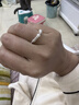 芠拉仿淡水珍珠碎银戒指女轻奢食指弹力小众设计时尚个性百搭指 （1个装）仿碎银戒指A10-202 开口可调节 实拍图