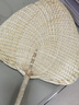 TaTanice 蒲扇 手工草编无骨蒲扇子夏季乘凉扇手摇小蒲扇粽叶扇25cm中号 实拍图
