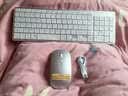 前行者（EWEADN）无线蓝牙键盘鼠标套装双模低音笔记本台式电脑商务办公打字便携超薄剪刀脚设计可充电键鼠套装外设 金属银【键鼠套装】全系统兼容-多设备连接 实拍图