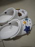 卡骆驰（CROCS）檀健次同款经典洞洞鞋轻便百搭女沙滩鞋包头拖鞋男鞋|10001 白色-100(含智必星) 37 /38(230mm) 实拍图