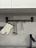 有顾吸盘厨房挂钩免打孔厨房置物架壁挂式锅铲锅盖勺子多功能收纳挂架 单杆60CM带12钩【强力吸盘】 实拍图