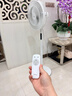 美的（Midea）【飓风节能】七叶柔风立式电风扇/家用轻音落地扇/台式小型风扇/大风力遥控定时摇头风扇 SAH35BSJ 实拍图