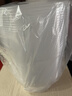 特美居（temeiju）一次性饭盒圆形透明塑料快餐盒加厚带盖打包盒餐具50套装1250型 实拍图