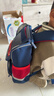 剑桥树书包小学生男孩1-4年级儿童减负护脊大容量双肩包 学院风藏青红 实拍图