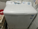 海尔（Haier）半自动双桶双缸洗衣机 12KG大容量  强力去污洗大件 一级能效家电国家补贴以旧换新 XPB120-81D2 实拍图
