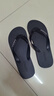卡帝乐鳄鱼（CARTELO）人字拖鞋男士夏季户外穿运动居家用软底沙滩凉拖 VP1520 黑色 43 实拍图