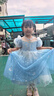 迪士尼童装艾爱莎公主裙女童连衣裙夏装夏季2026新款周岁礼服女宝宝裙子 实拍图